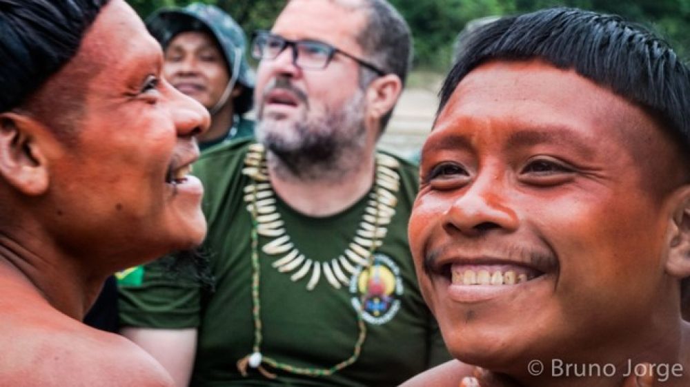 O indigenista Bruno Pereira em miss&atilde;o realizada pela Funai &mdash; Foto: Divulga&ccedil;&atilde;o/Funai