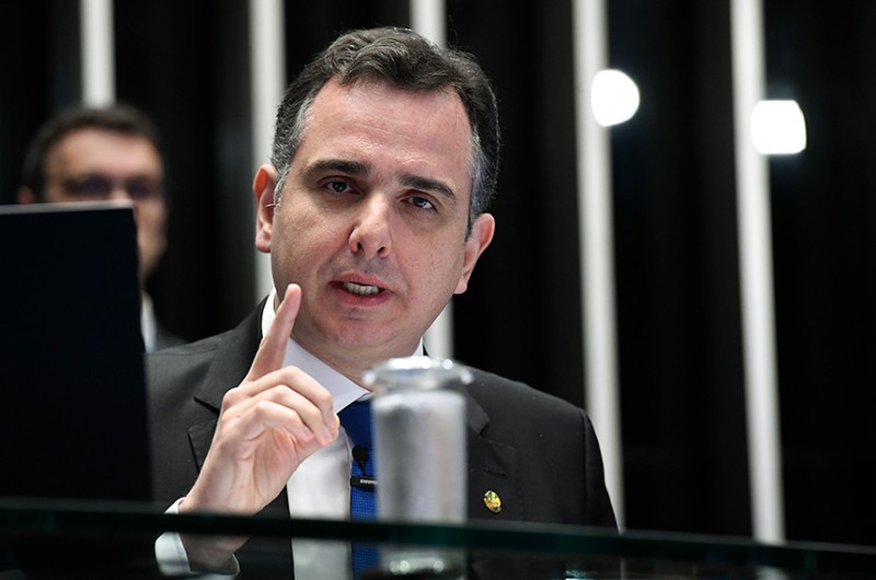 O presidente do Senado disse que os responsáveis pelas depredações serão identificados e investigados, assim como seus financiadores - Jefferson Rudy/Agência Senado