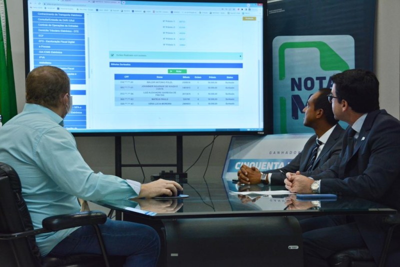 Sorteados serão divulgados ao vivo. - Foto por: Assessoria Sefaz-MT