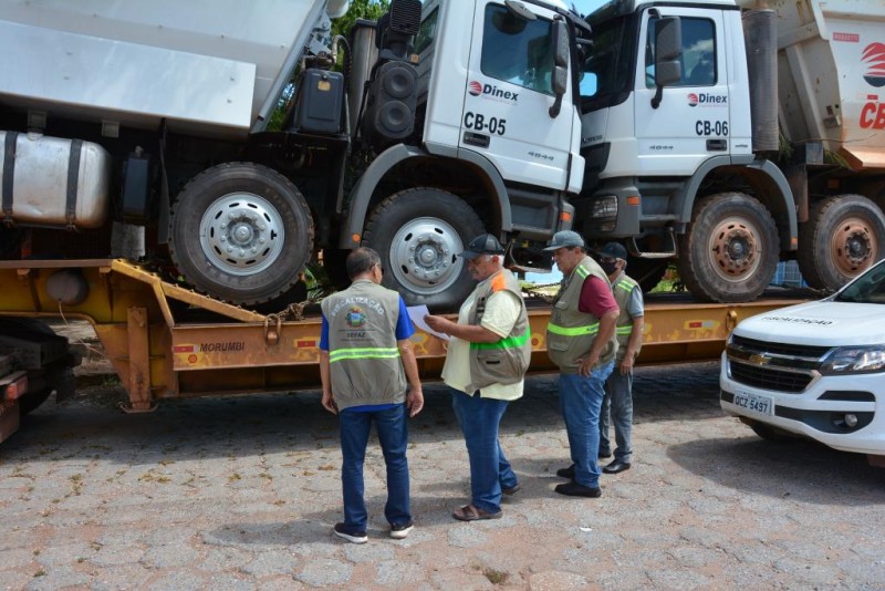 Fiscalização no posto fiscal Flávio Gomes, localizado em Cuiabá na saída para Rondonópolis - Foto por: Ademar Andreola/Sefaz-MT
