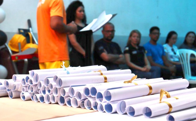 Cada curso teve uma carga horária de 160 horas com aulas presenciais promovidas pela Seciju em parceria com a New Life - Foto: Vitória Soares/Governo do Tocantins