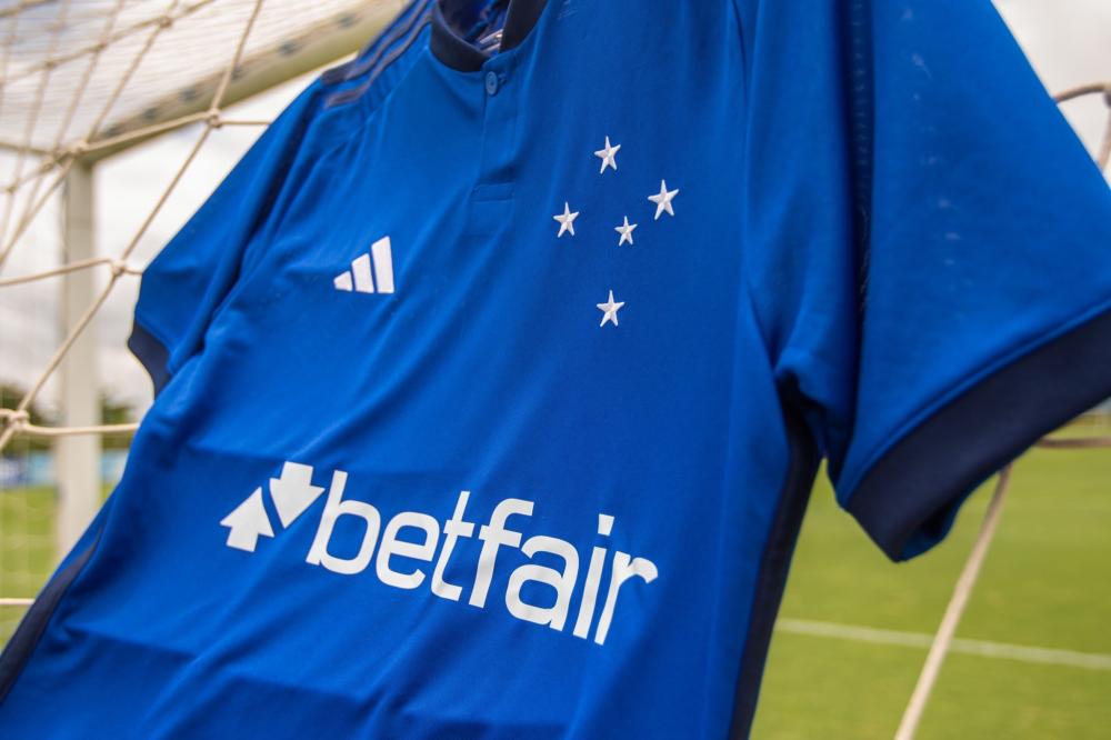 A Betfair é a nova patrocinadora do Cruzeiro Foto: Betfair