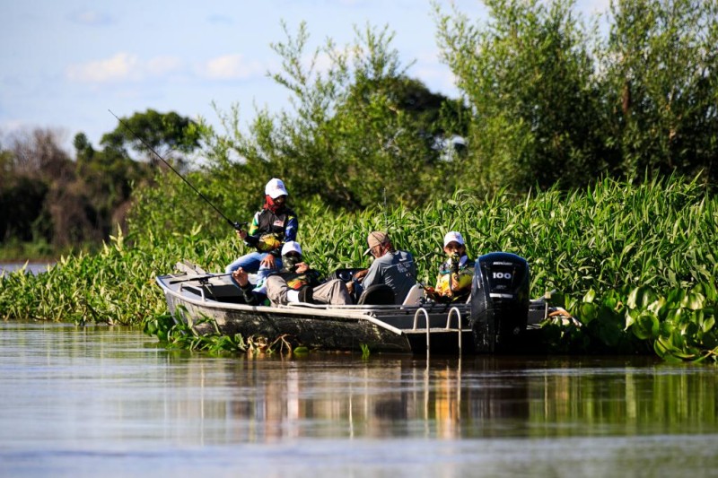 Os rios da bacia amazônica atraem grande parte dos amadores da prática “Pesque e Solte” no Estado. - Foto por: Secom-MT