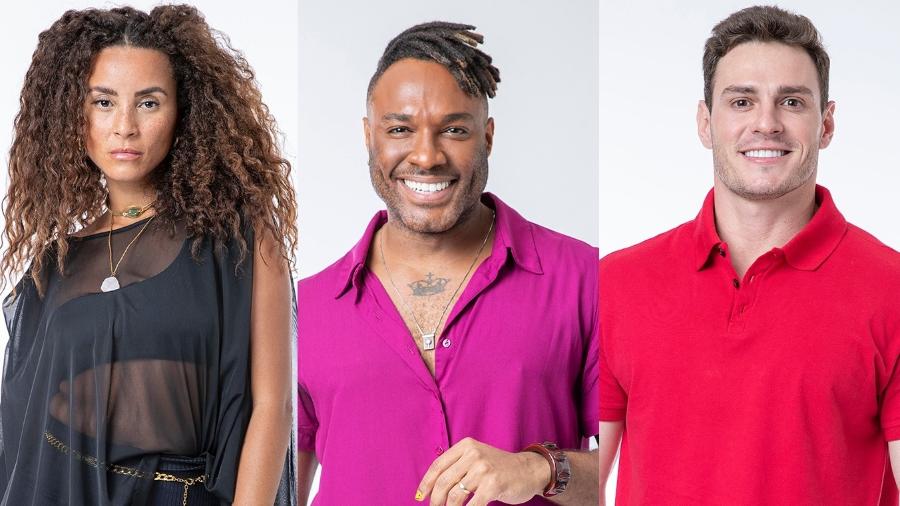 ‘BBB23’: Domitila, Fred Nicácio e Gustavo estão no Paredão — Foto: Reprodução/Gshow