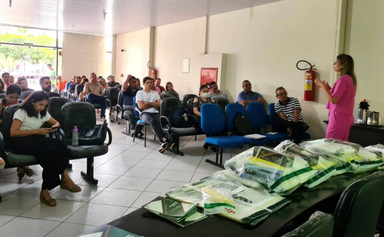 Participam do evento as Vigilâncias Sanitárias dos municípios de Araguaína, Augustinópolis, Colinas, Dianópolis, Guaraí, Gurupi, Palmas, Paraíso do Tocantins, Porto Nacional e Tocantinópolis - Foto: Dayana Nascimento/Governo do Tocantins