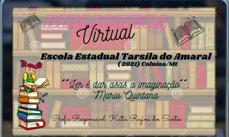 A biblioteca virtual está à disposição de alunos, professores e comunidade escolar - Foto por: Reprodução