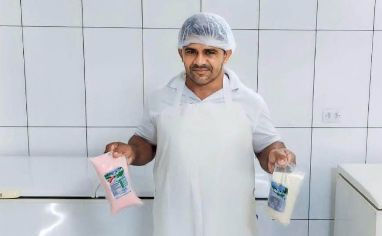 Agricultor familiar recebe apoio do Governo do Tocantins na implantação da primeira Unidade de Beneficiamento de Leite de Itapiratins - Foto: Ruraltins/Governo do Tocantins