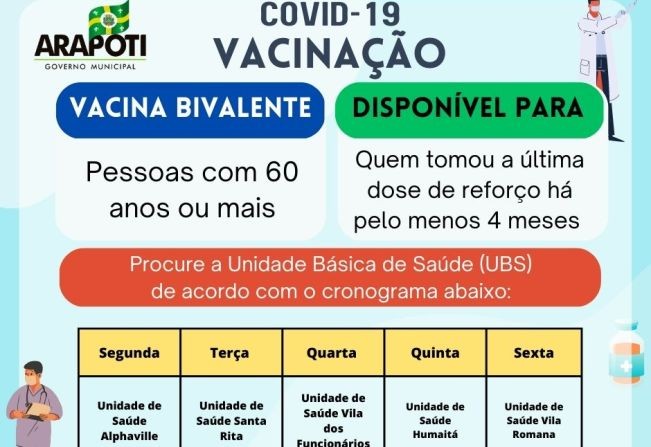 Foto: Reprodução/Prefeitura de Arapoti - PR