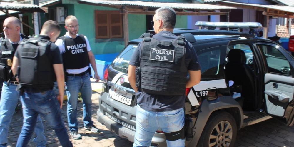 Operação da Polícia Civil prendeu autor de homicídio em Encantado | Foto: Juremir Versetti / Agência Chinelagem Press / CP