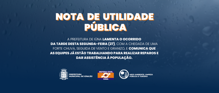 Foto: Reprodução/Prefeitura de Iúna - ES