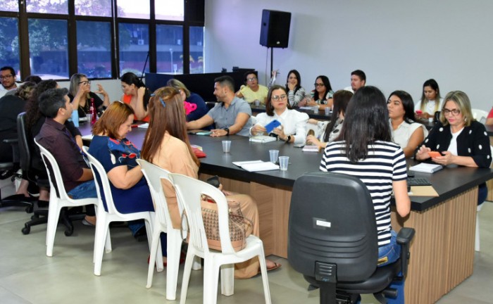 Reunião ocorreu na sede da Secretaria de Estado da Saúde - Foto: André Araújo/Governo do Tocantins