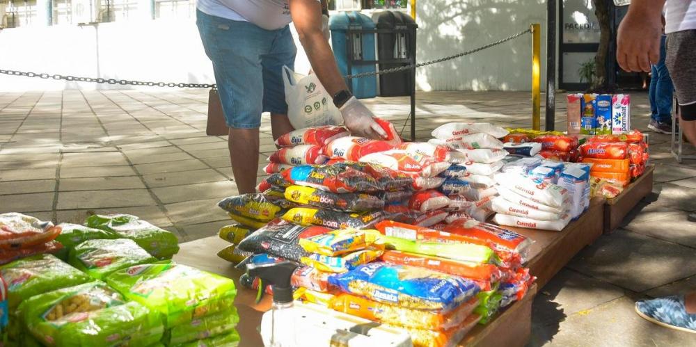 Alimentos doados para a Neab da UFRGS serão entregues para indígenas e quilombolados do Estado | Foto: Guilherme Almeida