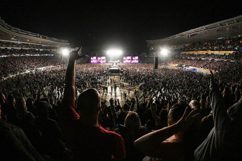 Pessoas puderam circular livremente e sem máscaras durante o evento - (Foto: Divulgação/Eden Park)