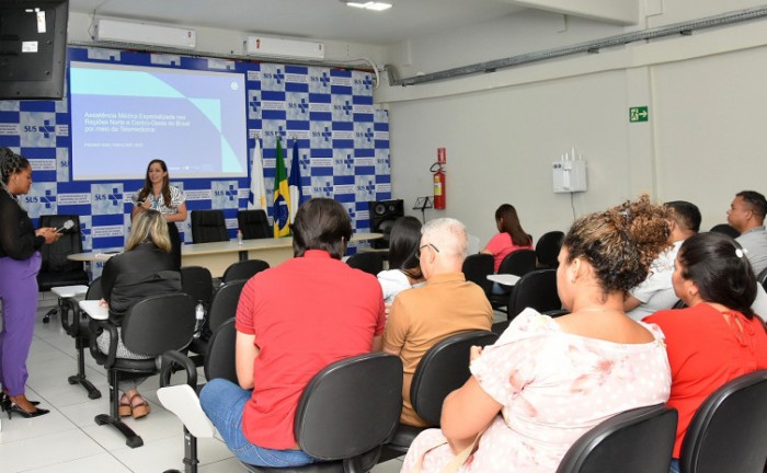 O encontro teve a participação de técnicos da Sociedade Beneficente Israelita Brasileira Hospital Albert Einstein - Foto: Dayana Nascimento/Governo do Tocantins