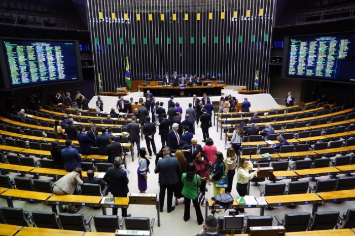Sessão do Plenário - (Foto: Pablo Valadares/Câmara dos Deputados)