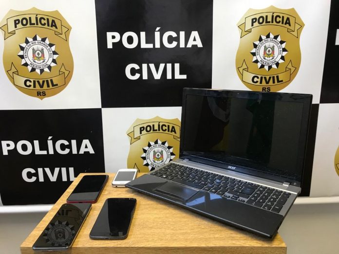Homem é preso por pornografia infantil em Novo Hamburgo. (Imagem: Divulgação / Polícia Civil