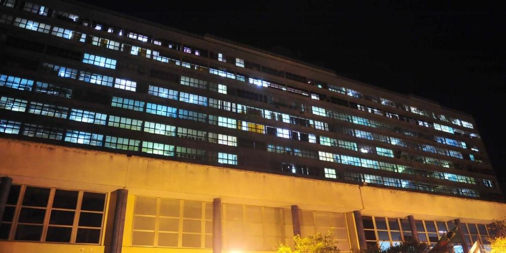 Fogo no Hospital de Clínicas foi rapidamente controlado e ninguém ficou ferido | Foto: Fabiano do Amaral
