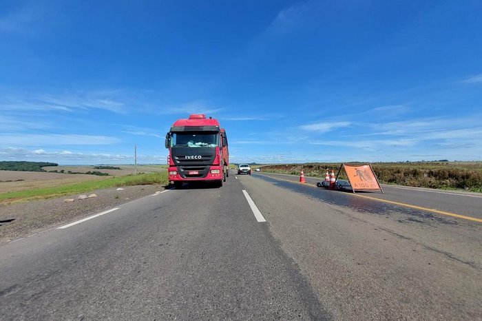 Ambos os veículos seguindo no sentido Carazinho - Passo Fundo Maicon Parizotto / Agencia RBS