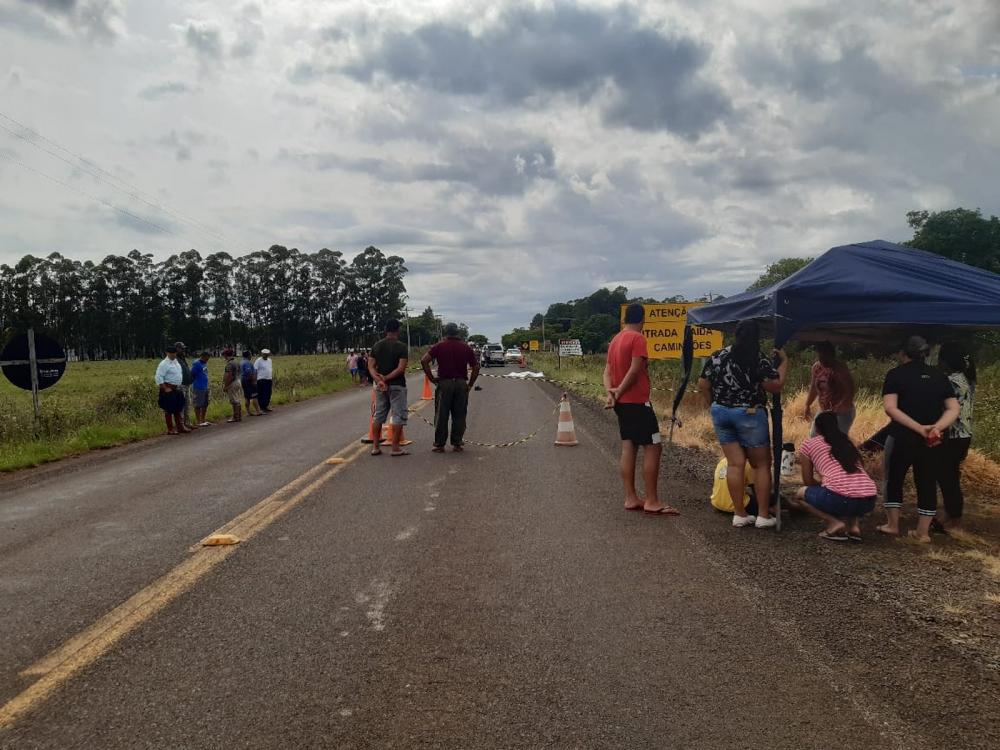 Brigada Militar recebeu chamado por volta das 6h deste sábado (15) — Foto: Brigada Militar / Divulgação