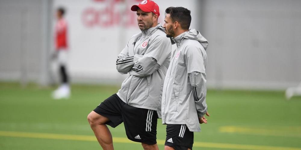 Coudet comandou treino fechado nessa terça | Foto: Foto Ricardo Duarte / Internacional / CP