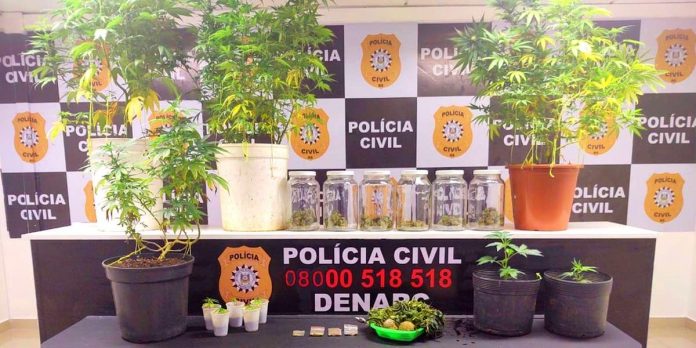 A mesma casa situada na rua Teixeira de Carvalho já foi alvo policial em 2019. Foto: PC/Divulgação