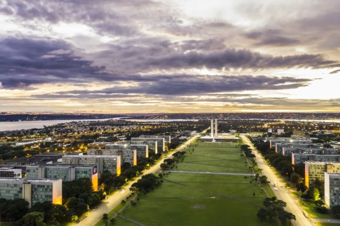 Esplanada dos Ministérios, em Brasília - (Foto: Depositphotos)