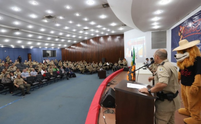 Palestrante da SES abordou sobre a importância da saúde mental na sociedade - Foto: Ademir dos Anjos/Governo do Tocantins