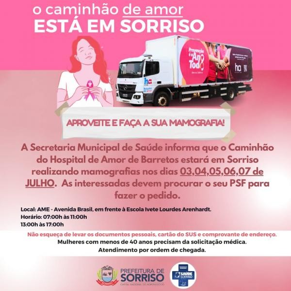 Foto: Reprodução/Prefeitura de Sorriso - MT