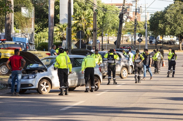 Blitz ostensiva foi realizada na quinta-feira, 29, nas proximidades da NS-1 - Fotógrafo:Lia Mara/Secom Palmas
