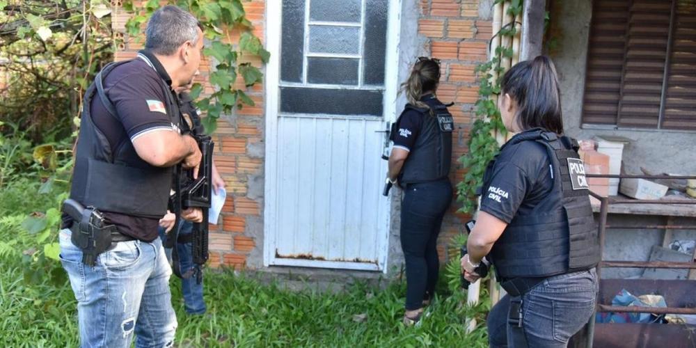 No RS foram cumpridos 222 mandados judiciais | Foto: Polícia Civil / Divulgação / CP