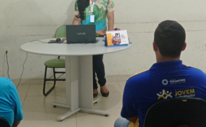 Adolescente em cumprimento de medida Socioeducativa passou por 10 dias de treinamento para atuar no mercado de trabalho - Foto: Seciju/Governo do Tocantins