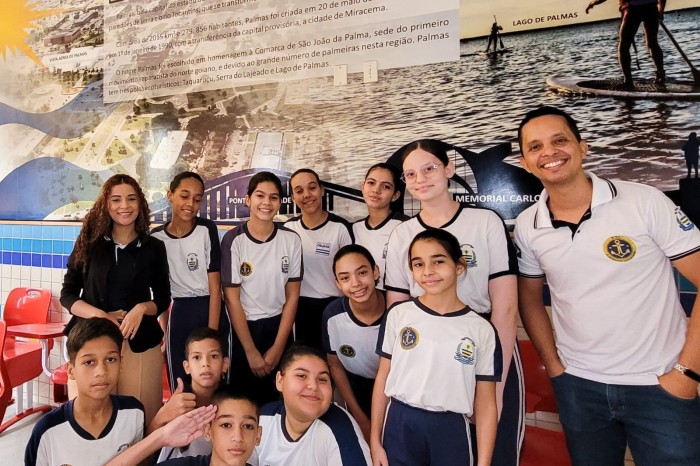 Podcasts TamandaCast é produzido por alunos da ETI Almirante Tamandaré sob a supervisão do professor Deyvid Carvalho - Fotógrafo:Divulgação
