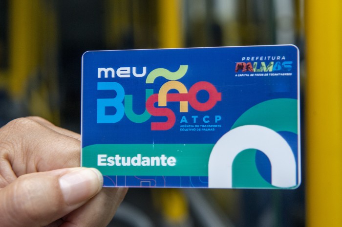 Os estudantes já podem recarregar os cartões do transporte coletivo on-line - Fotógrafo:Lia Mara/Secom Palmas