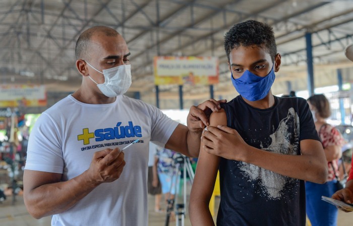 Vacina está disponível para todos acima de 6 meses - Fotógrafo:Raiza Milhomem/ Ascom Semus