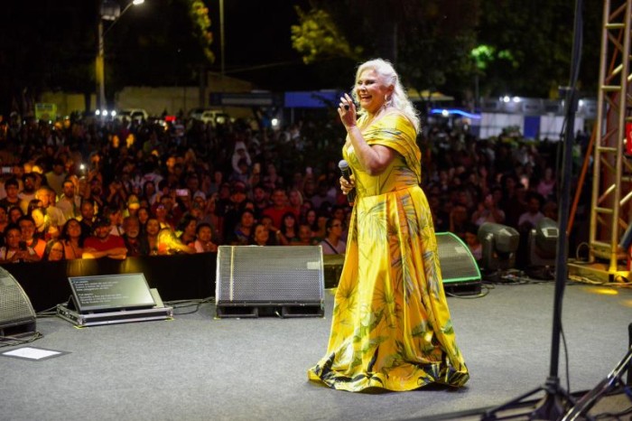 Fafá de Belém mostra que ainda tem uma voz forte e cativante - Fotógrafo:Juliana Carneiro / Secom