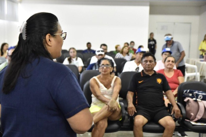 palestra sobre conscientização e prevenção aos riscos das hepatites virais – FOTO: Mauro Neto / Sedel