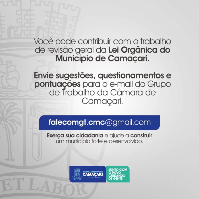 Foto: Reprodução/Câmara de Camaçari - BA