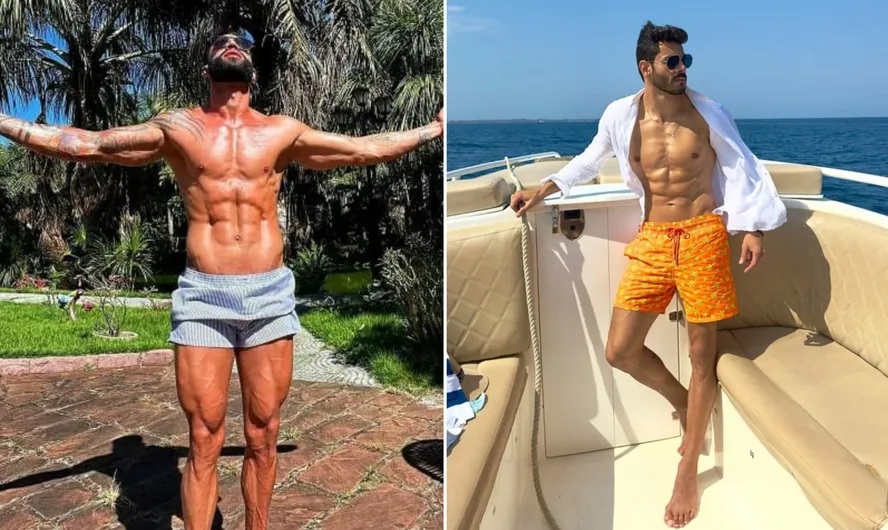 Os cantores Gusttavo Lima e Rodolffo — Foto: Reprodução/ Instagram