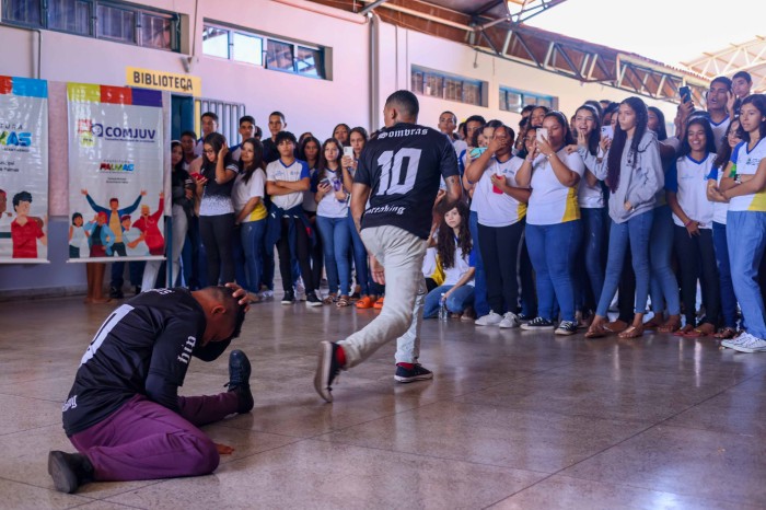 Grupo Sombras do Hip Hop atua há mais de 20 anos promovendo ações socioculturais - Fotógrafo:Luciana Pires/Secom Palmas