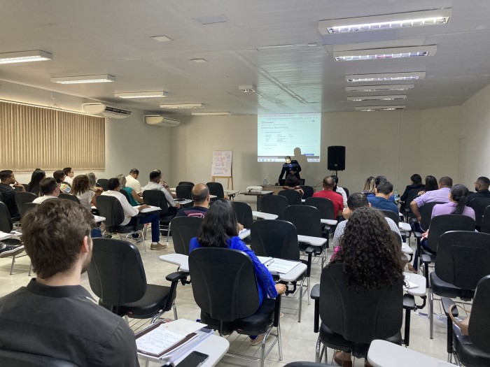 Mais de 60 servidores do município de Palmas se atualizam sobre mudanças referentes a Nova Lei de Licitações e Contratos - Fotógrafo:Crédito: Flayra Sobrinho/IVM