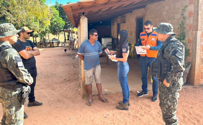 Agenda da semana começou com 2.036 propriedades visitadas em Conceição do Tocantins - Foto: Robson Corrêa/Governo do Tocantins