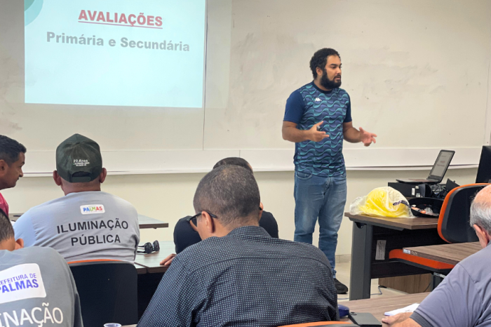 Curso sobre norma regulamentadora NR 10 foi dividido em duas turmas e contou com participação de 50 servidores - Fotógrafo:Flayra Sobrinho / IVM Divulgação