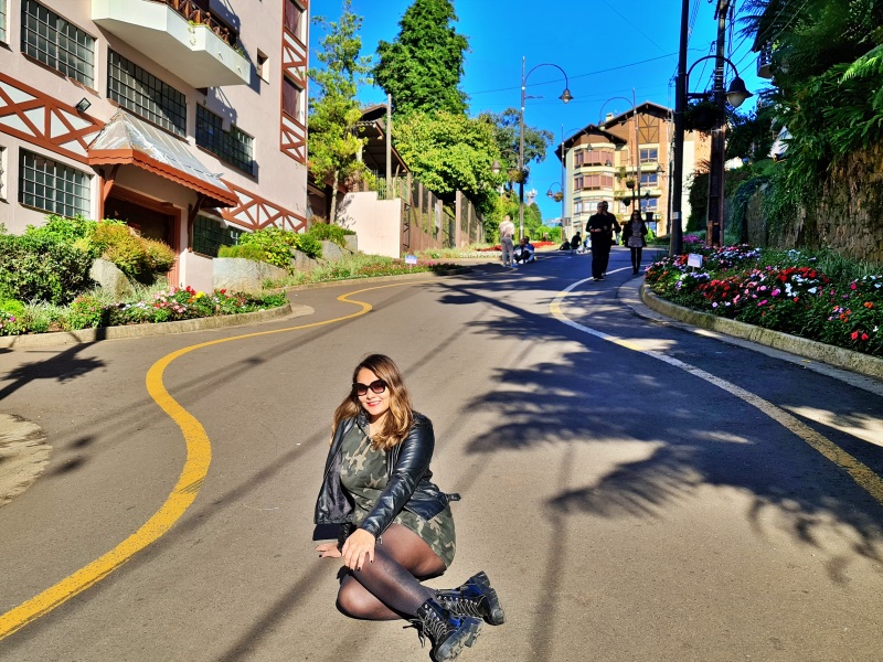 Foto: Rua torta em Gramado