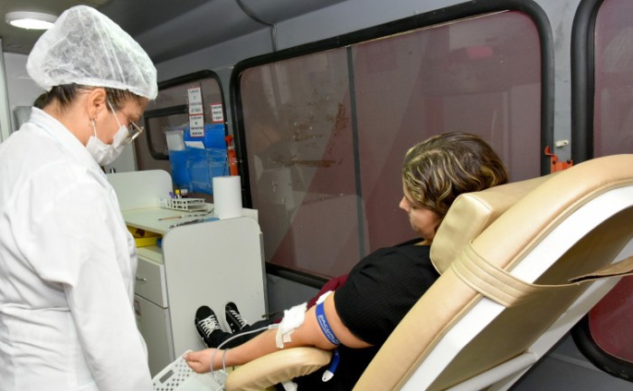 Coletas de sangue atendem demandas de 68 unidades hospitalares públicas e privadas - Foto: Dayana Nascimento/Governo do Tocantins