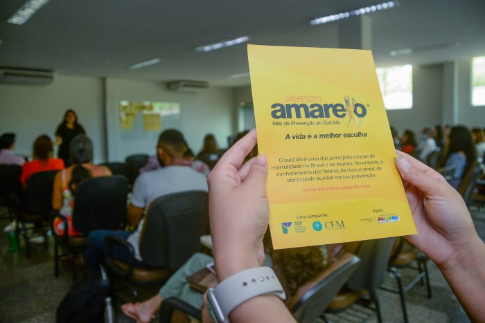 Secretaria de Saúde reforça importância de realizar ações durante todo ano voltadas à saúde mental - Fotógrafo:Raiza Milhomem/ Ascom Semus