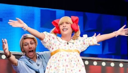 Marlei Cevada interpreta os personagens Nina e Sangue em 