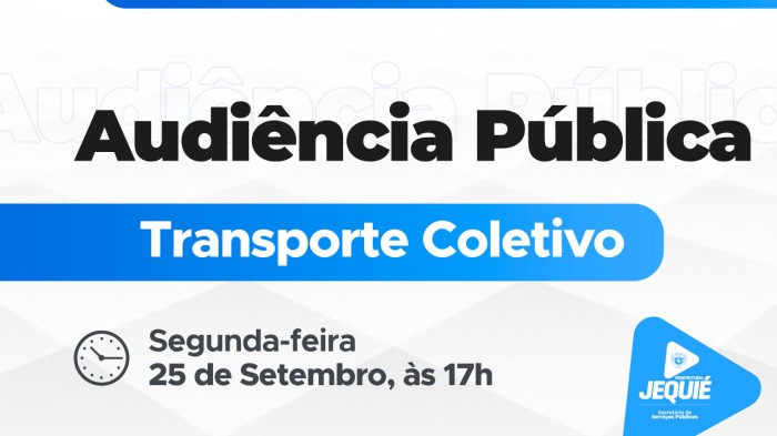 Foto: Reprodução/Prefeitura de Jequié - BA