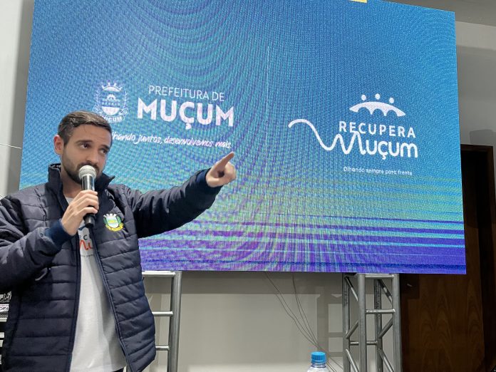 Prefeito de Muçum, Mateus Trojan (MDB) (Foto: Joel Alves)