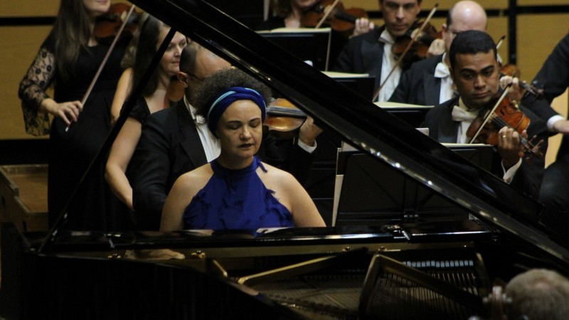 Catarina Domenici será a solista do “Concerto para piano nº 1”, de Shostakovich - Foto: Maurício Paz/Ascom Ospa