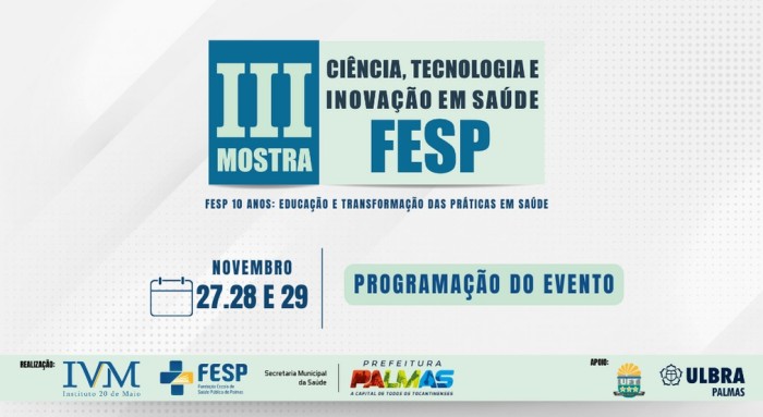 Para se inscrever basta acessar link disponibilizado no site da Fesp - Fotógrafo:Divulgação/Nucom Fesp